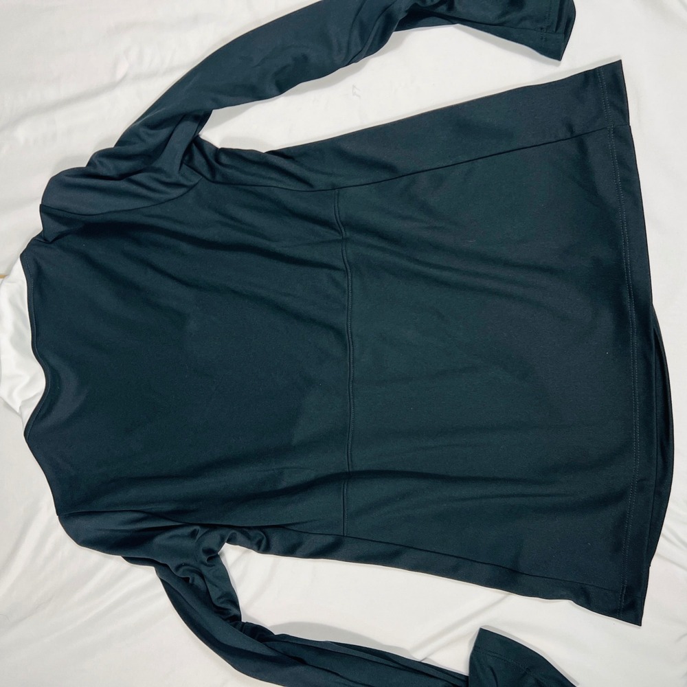 Nike Womens Dri-FIT Soccer Training Quarter Zip Top Black White FD7669-010 M - Picture 7 of 7